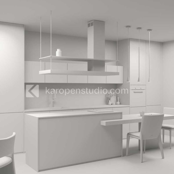 نمونه طراحی کابینت سبک مدرن