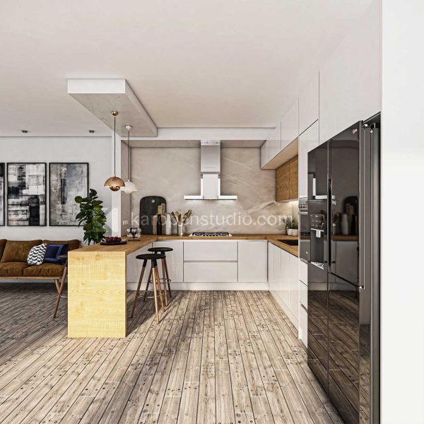 نمونه طراحی کابینت مینیمال