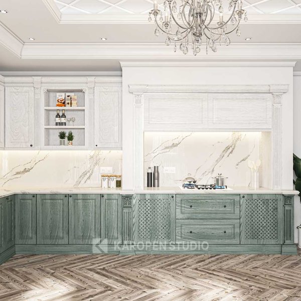 طراحی انواع کابینت سبک کلاسیک توسط کاروپن استودیو