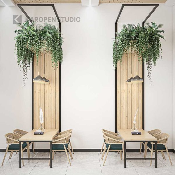نمونه طراحی کافی‌شاپ توسط کاروپن