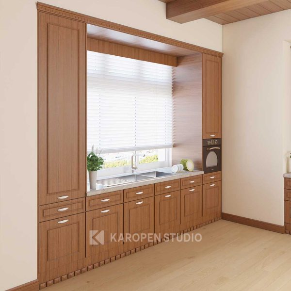 طراحی کابینت کلاسیک توسط کاروپن استودیو