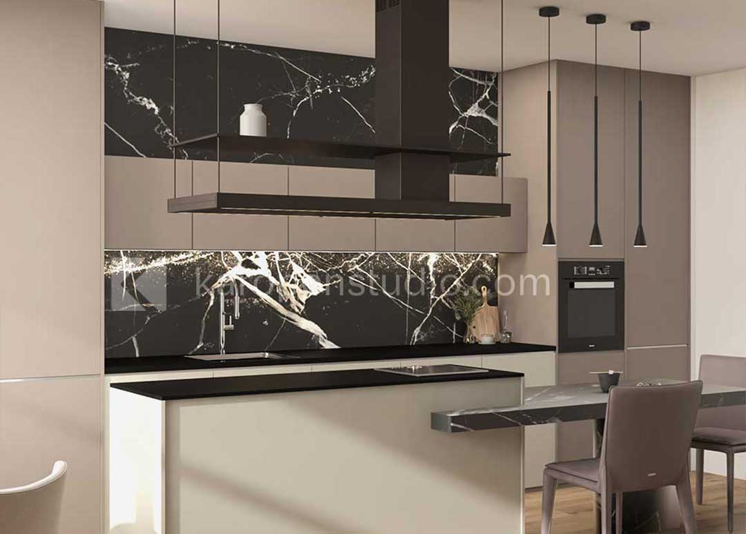 طراحی انواه کابینت آشپزخانه مدرن